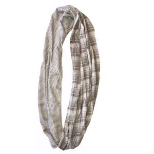 NWOT Vintage Double Sided Infinity Scarf